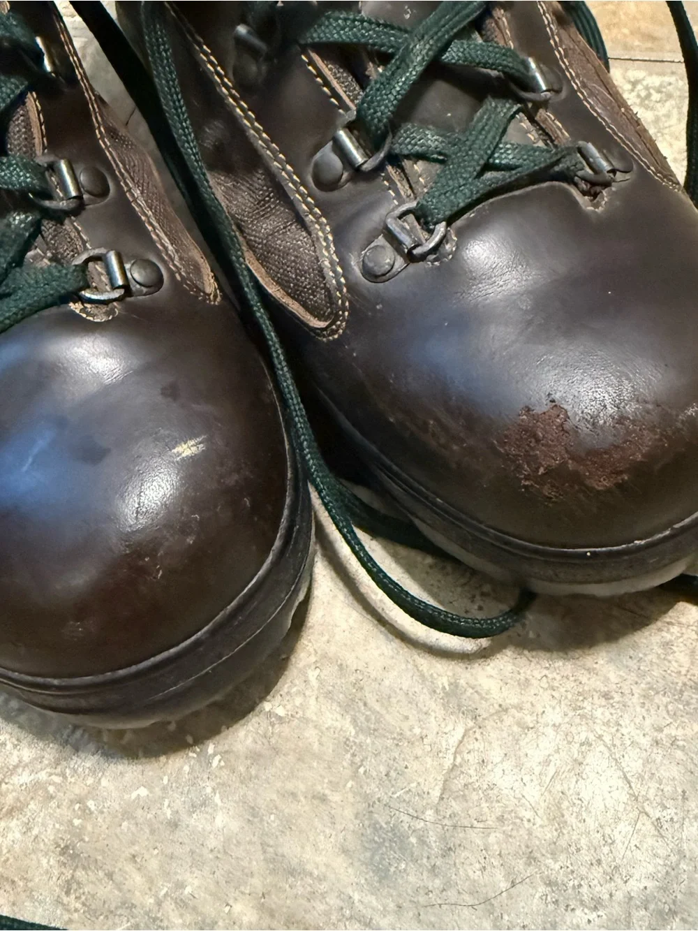 Vintage LL Bean Vibram Boots Cresta GoreTex  Leather Air 8000 Waterproof Mens 11